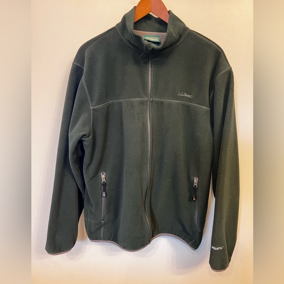 L.L. Bean Other - LL Bean Polartec Fleece Jacket - Men’s Medium -‎ Hunter Green